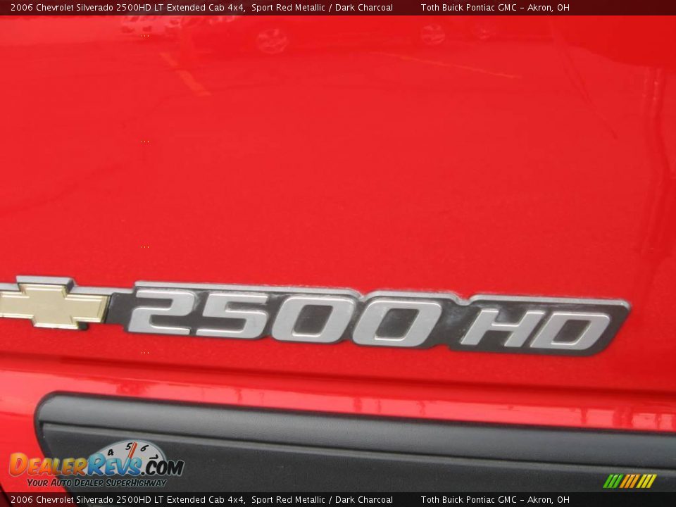 2006 Chevrolet Silverado 2500HD LT Extended Cab 4x4 Sport Red Metallic / Dark Charcoal Photo #17