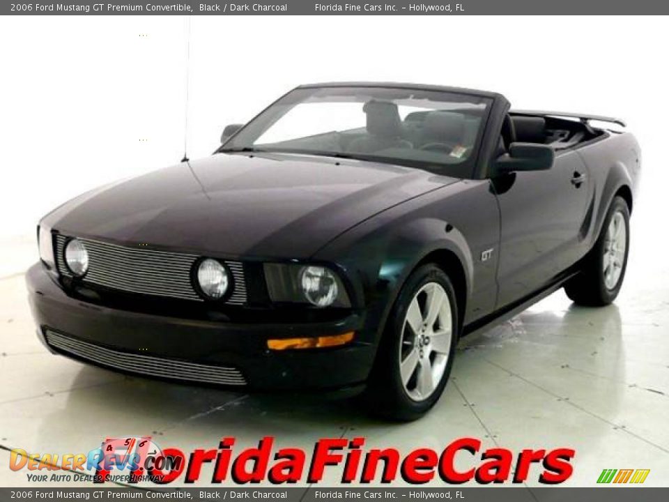 2006 Ford Mustang GT Premium Convertible Black / Dark Charcoal Photo #1