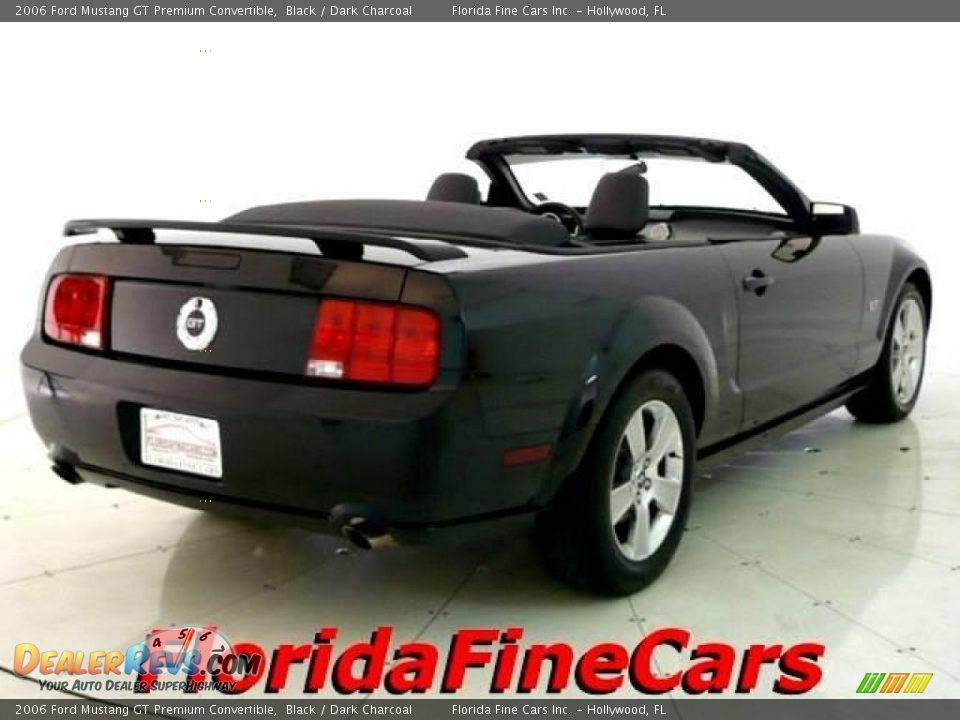 2006 Ford Mustang GT Premium Convertible Black / Dark Charcoal Photo #2