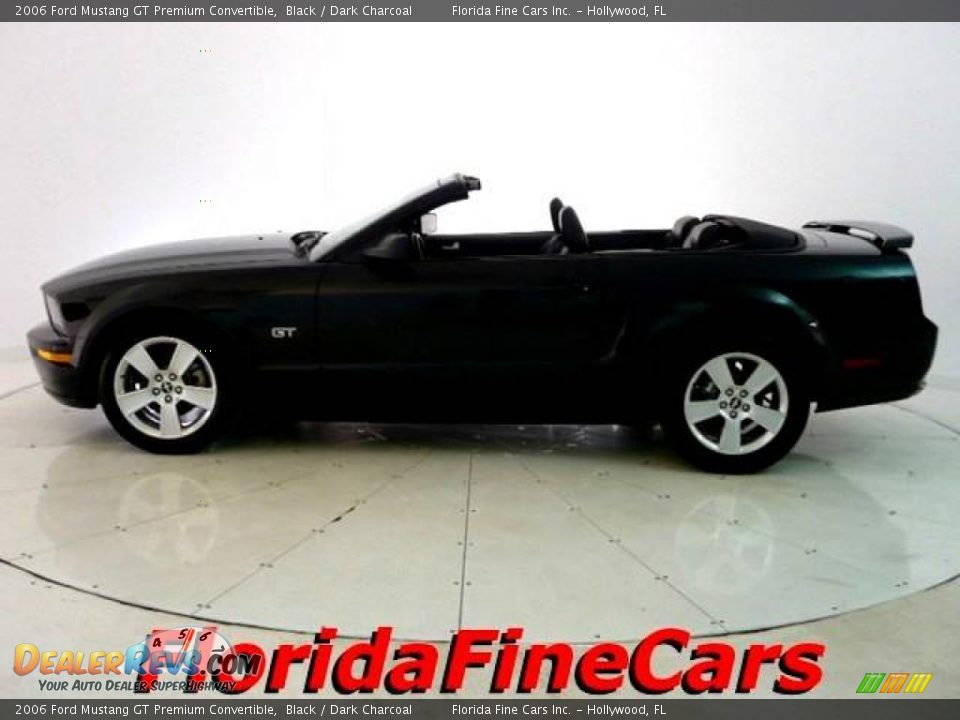 2006 Ford Mustang GT Premium Convertible Black / Dark Charcoal Photo #3