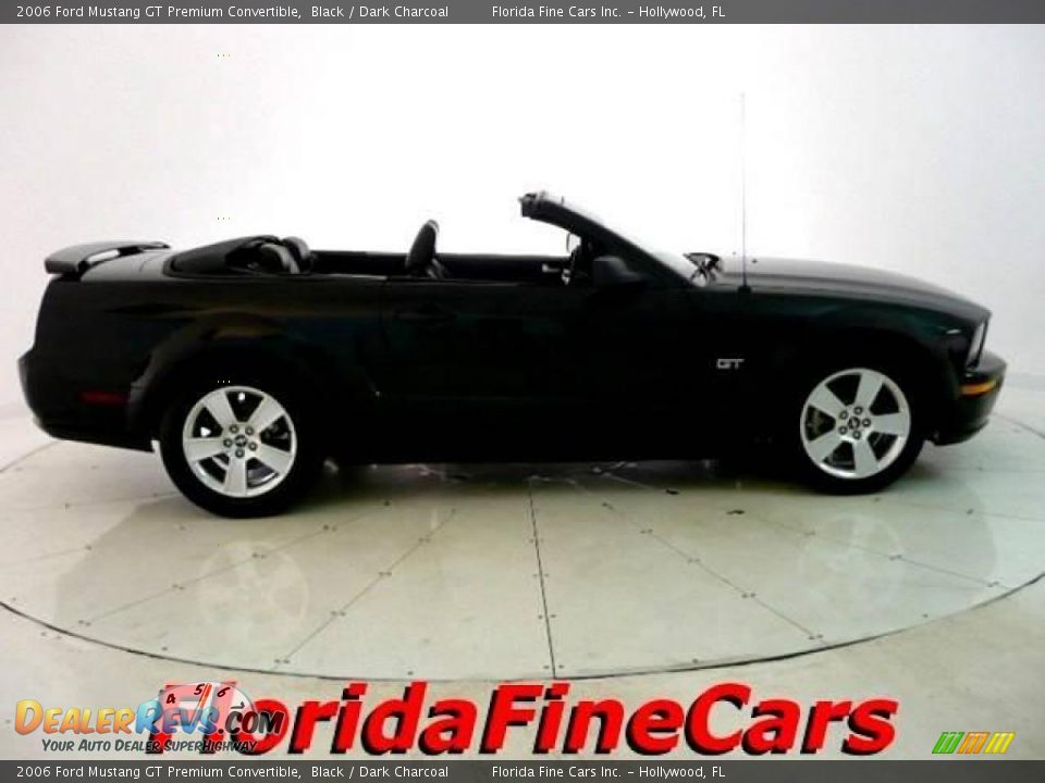 2006 Ford Mustang GT Premium Convertible Black / Dark Charcoal Photo #4