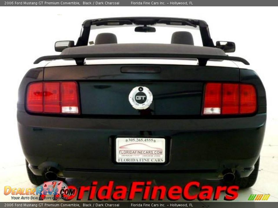 2006 Ford Mustang GT Premium Convertible Black / Dark Charcoal Photo #6