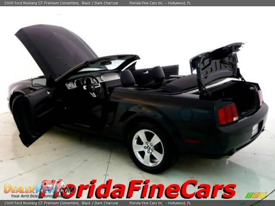2006 Ford Mustang GT Premium Convertible Black / Dark Charcoal Photo #8