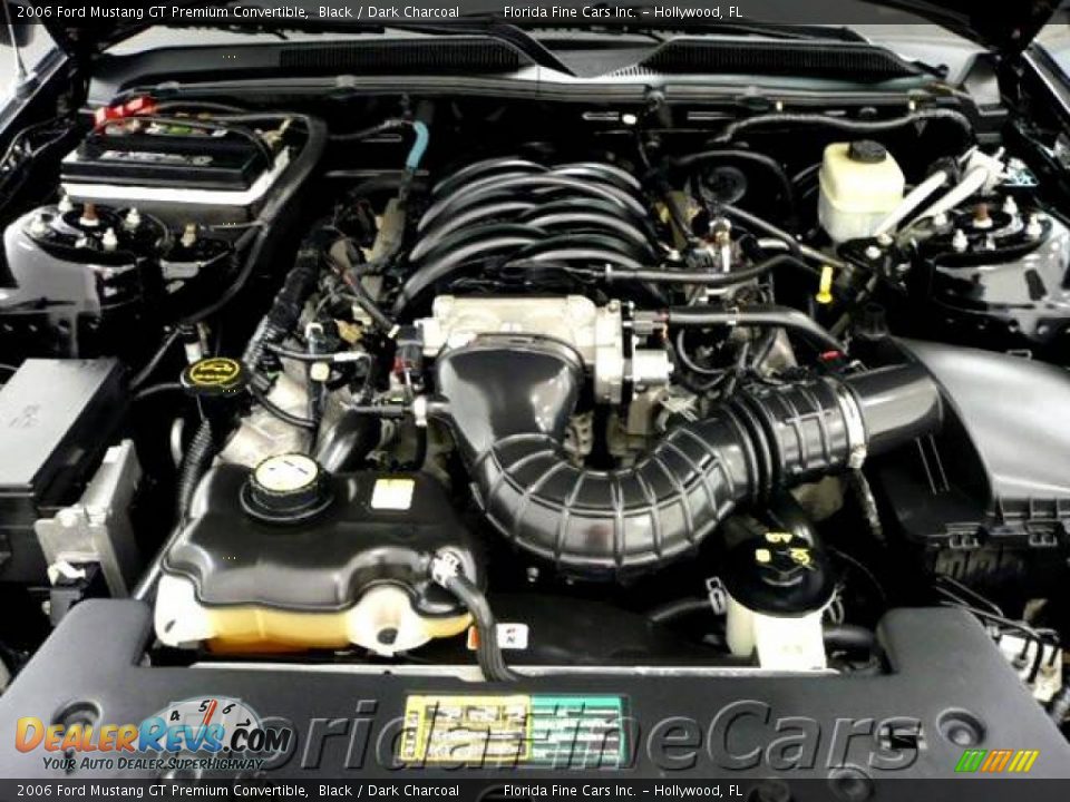2006 Ford Mustang GT Premium Convertible Black / Dark Charcoal Photo #10