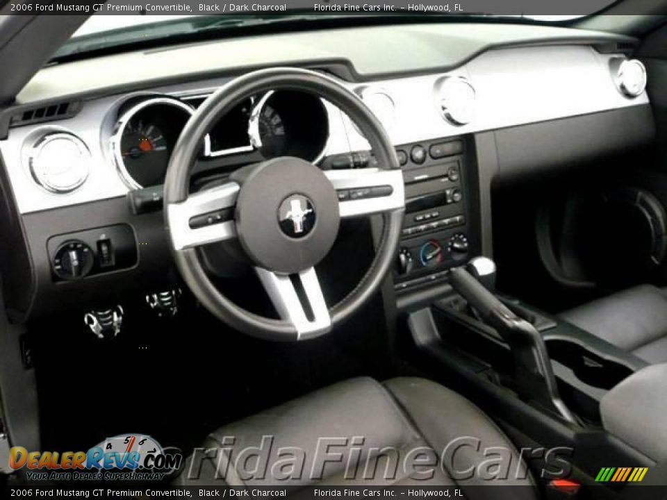 2006 Ford Mustang GT Premium Convertible Black / Dark Charcoal Photo #13