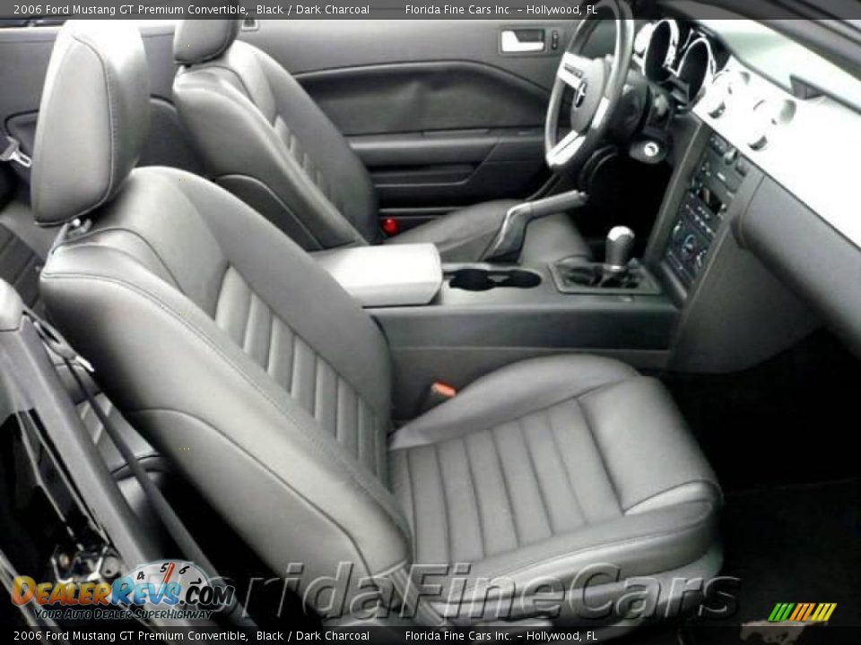2006 Ford Mustang GT Premium Convertible Black / Dark Charcoal Photo #14