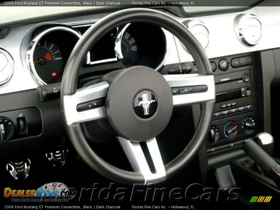 2006 Ford Mustang GT Premium Convertible Black / Dark Charcoal Photo #18