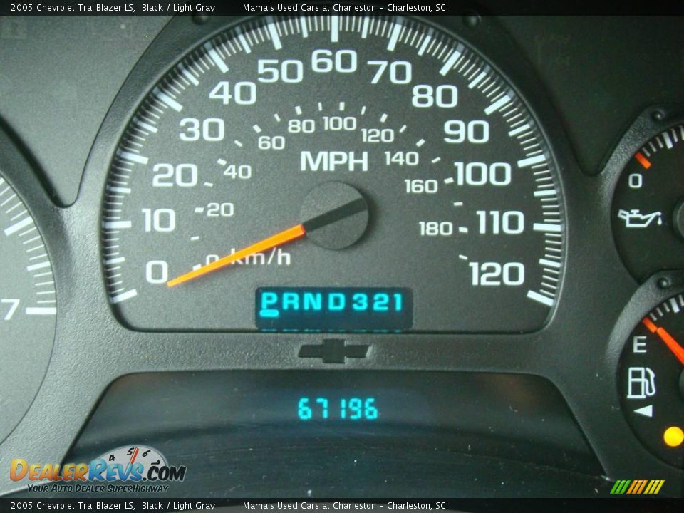 2005 Chevrolet TrailBlazer LS Black / Light Gray Photo #19