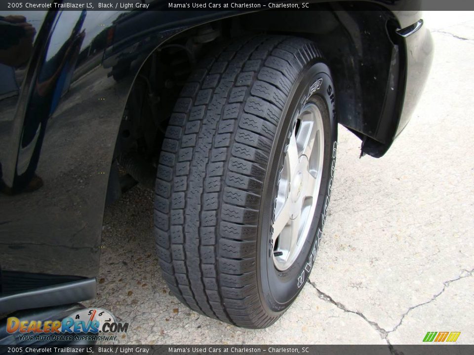 2005 Chevrolet TrailBlazer LS Black / Light Gray Photo #21