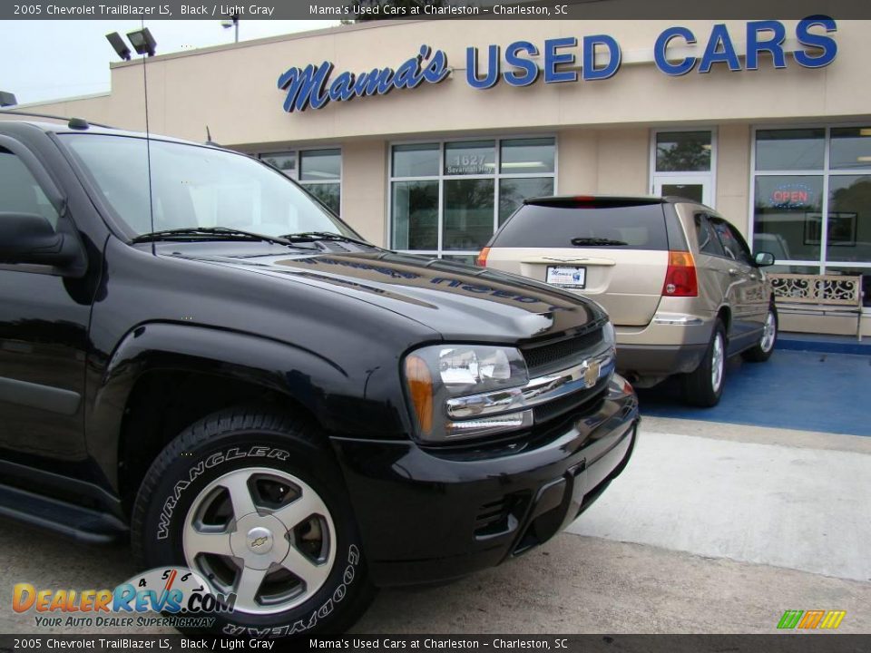 2005 Chevrolet TrailBlazer LS Black / Light Gray Photo #22