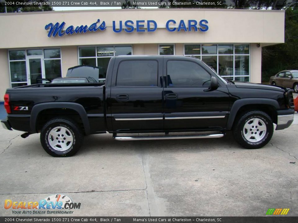 2004 Chevrolet Silverado 1500 Z71 Crew Cab 4x4 Black / Tan Photo #1