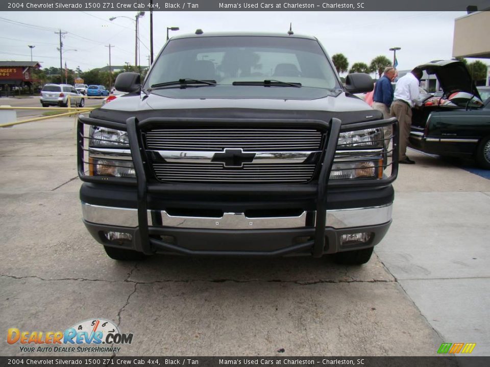 2004 Chevrolet Silverado 1500 Z71 Crew Cab 4x4 Black / Tan Photo #3