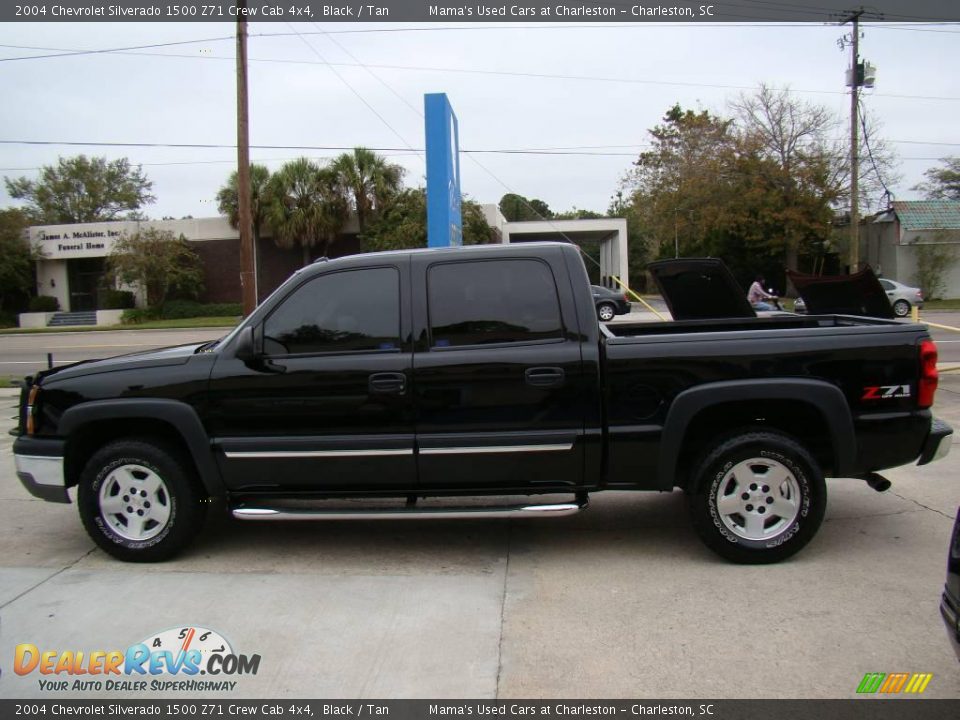 2004 Chevrolet Silverado 1500 Z71 Crew Cab 4x4 Black / Tan Photo #5