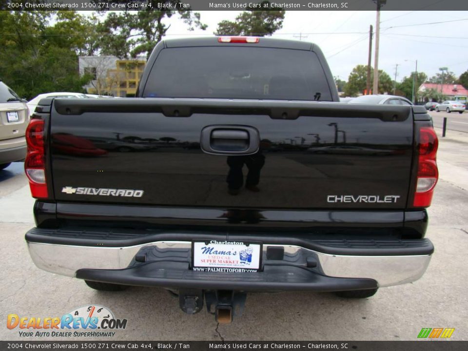 2004 Chevrolet Silverado 1500 Z71 Crew Cab 4x4 Black / Tan Photo #7