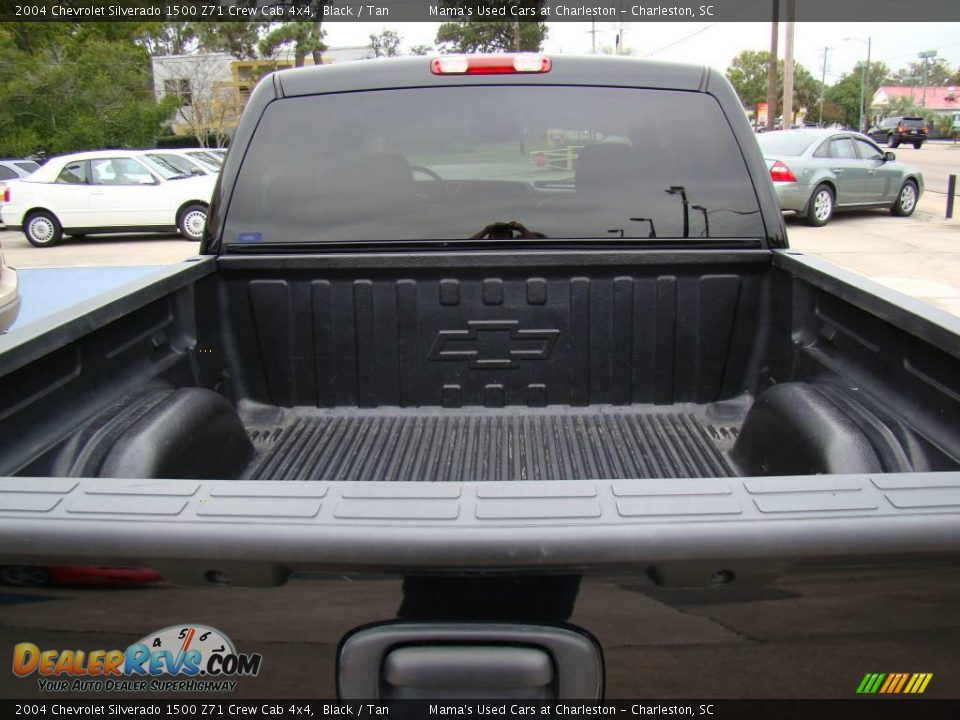 2004 Chevrolet Silverado 1500 Z71 Crew Cab 4x4 Black / Tan Photo #9