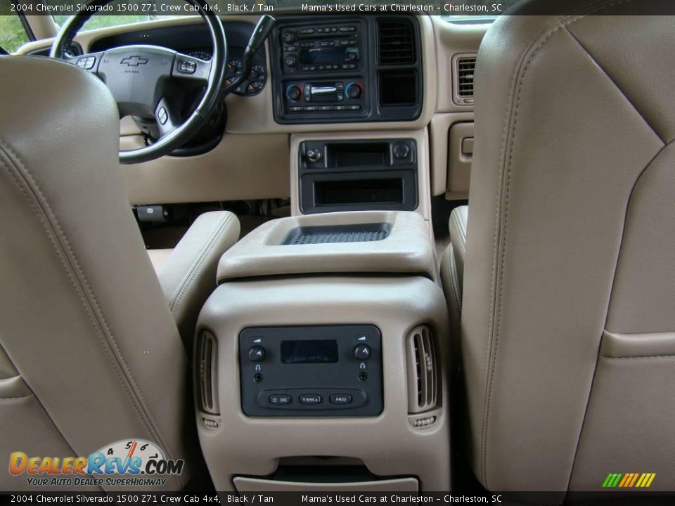 2004 Chevrolet Silverado 1500 Z71 Crew Cab 4x4 Black / Tan Photo #15