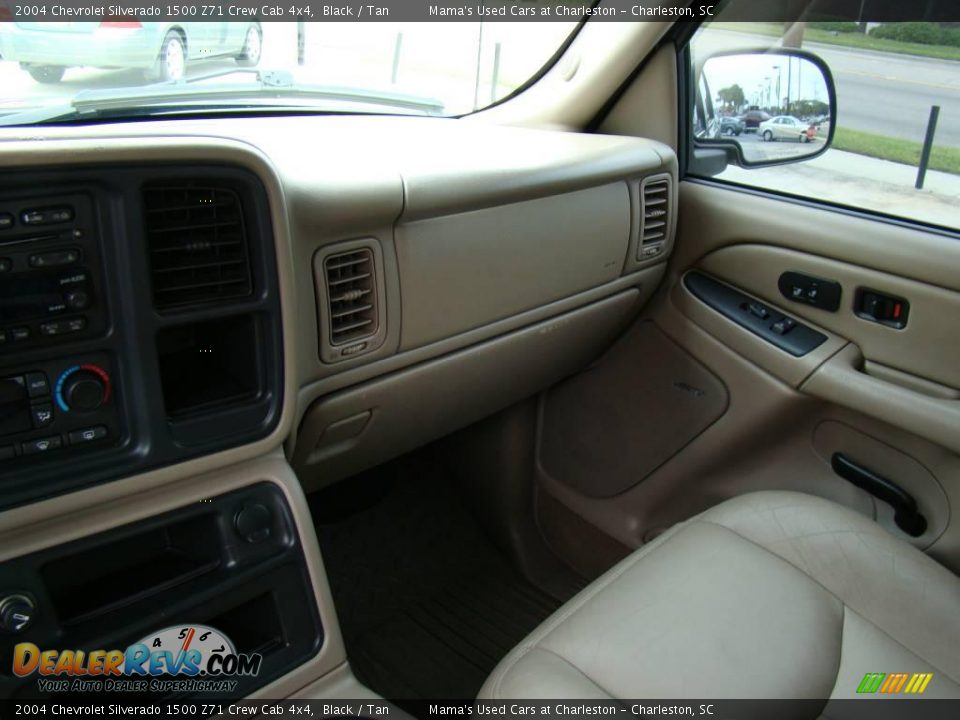 2004 Chevrolet Silverado 1500 Z71 Crew Cab 4x4 Black / Tan Photo #16