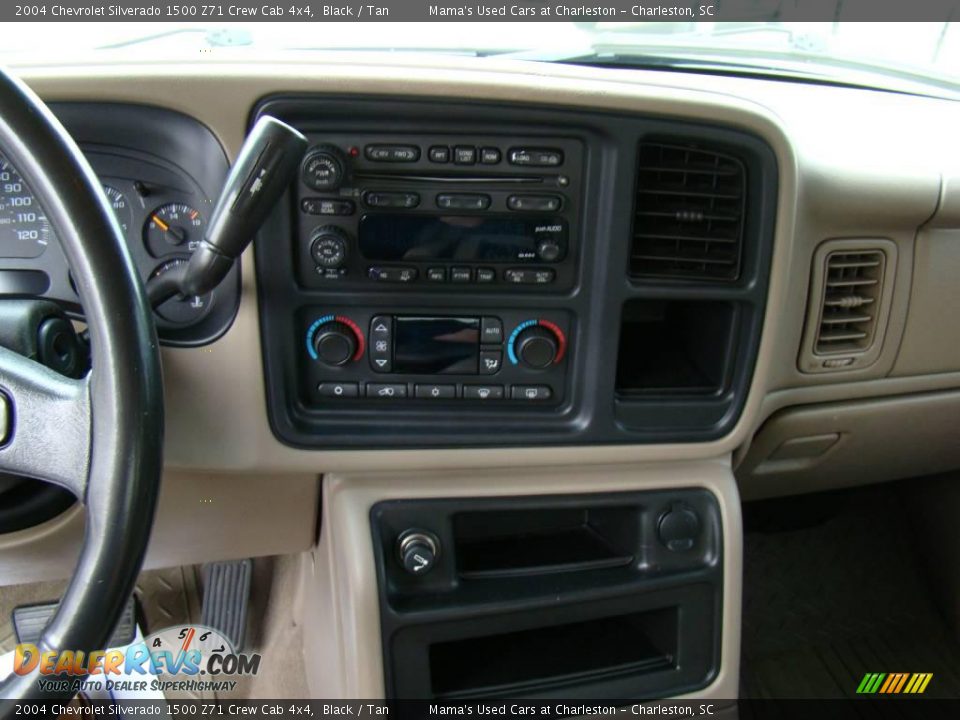 2004 Chevrolet Silverado 1500 Z71 Crew Cab 4x4 Black / Tan Photo #17