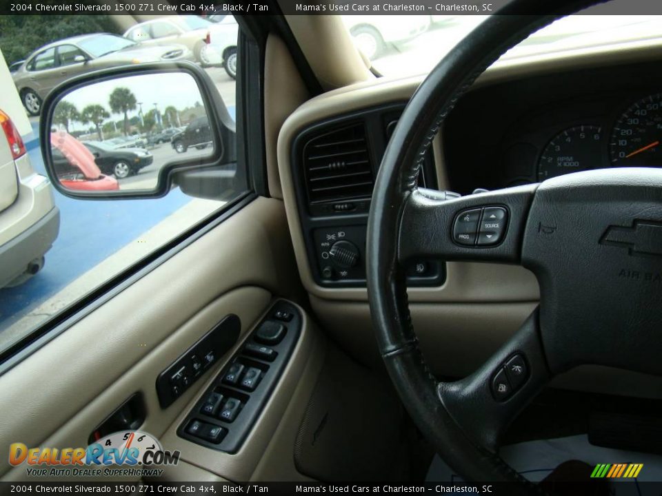 2004 Chevrolet Silverado 1500 Z71 Crew Cab 4x4 Black / Tan Photo #18