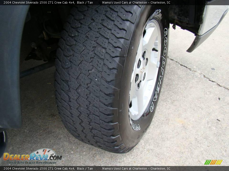 2004 Chevrolet Silverado 1500 Z71 Crew Cab 4x4 Black / Tan Photo #25