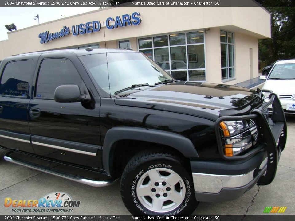 2004 Chevrolet Silverado 1500 Z71 Crew Cab 4x4 Black / Tan Photo #26