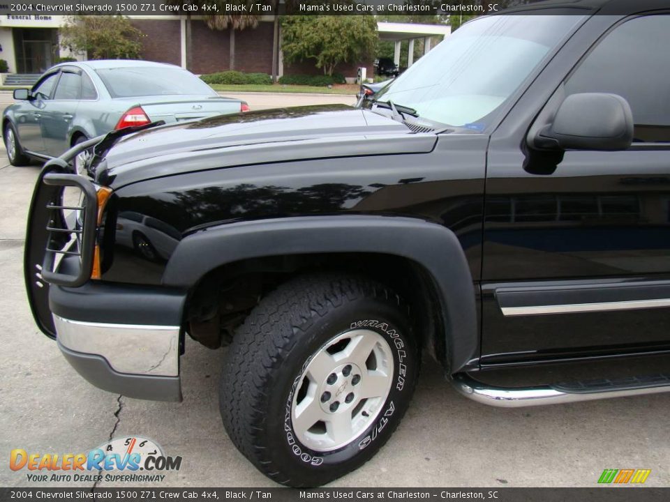 2004 Chevrolet Silverado 1500 Z71 Crew Cab 4x4 Black / Tan Photo #27