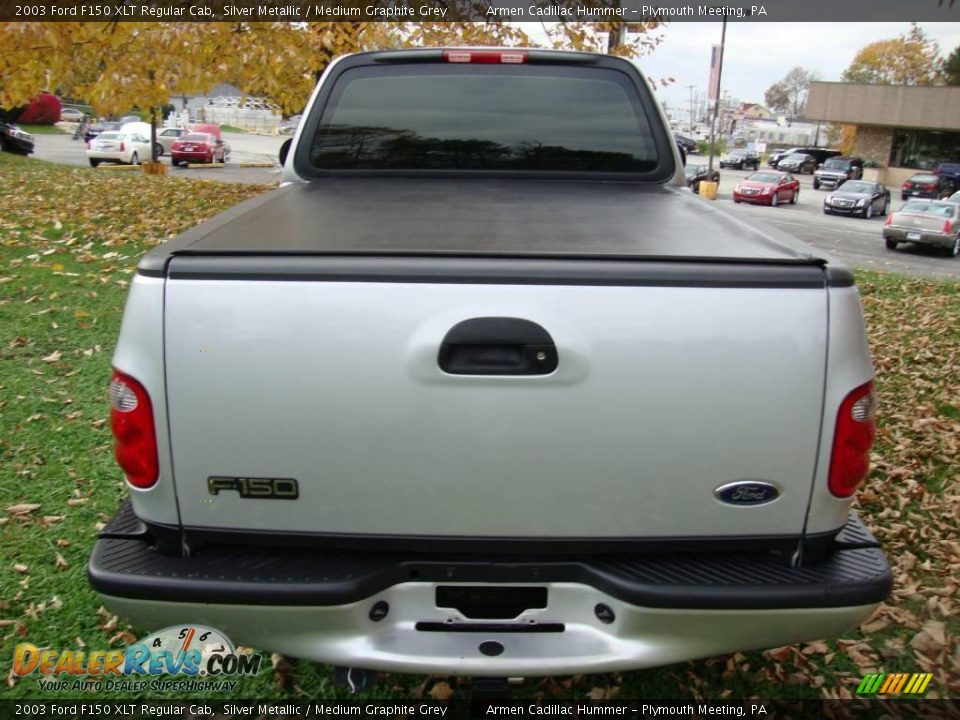 2003 Ford F150 XLT Regular Cab Silver Metallic / Medium Graphite Grey Photo #8