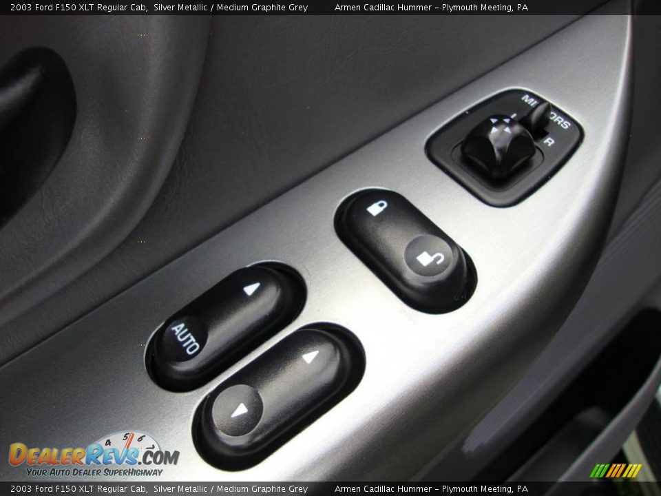 2003 Ford F150 XLT Regular Cab Silver Metallic / Medium Graphite Grey Photo #14