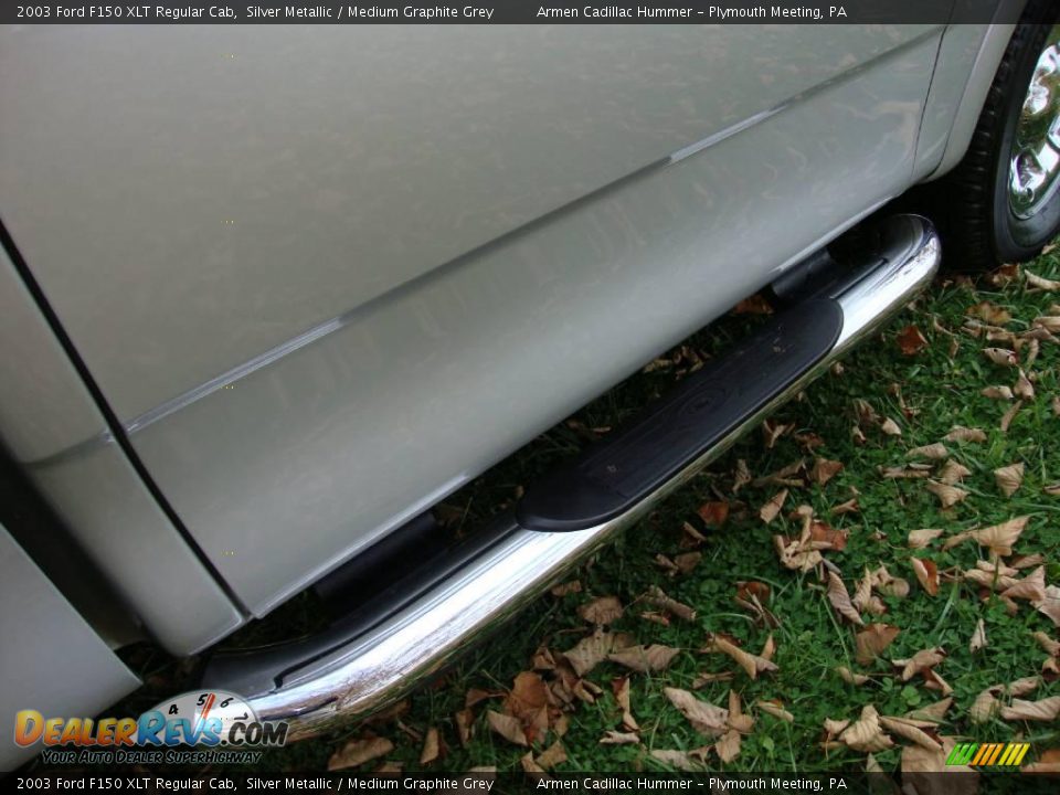2003 Ford F150 XLT Regular Cab Silver Metallic / Medium Graphite Grey Photo #20
