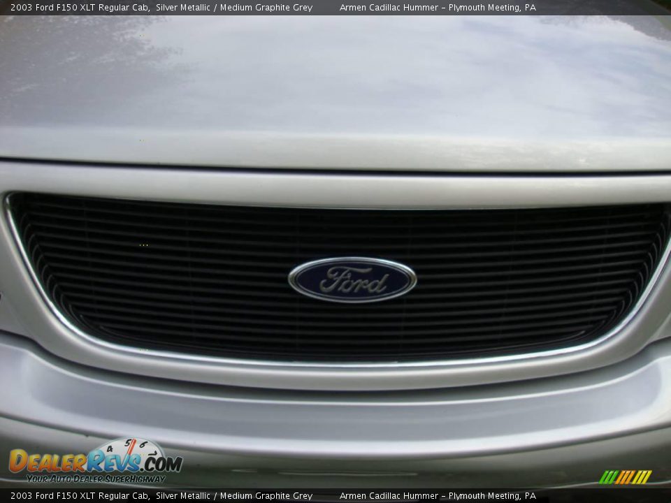 2003 Ford F150 XLT Regular Cab Silver Metallic / Medium Graphite Grey Photo #24