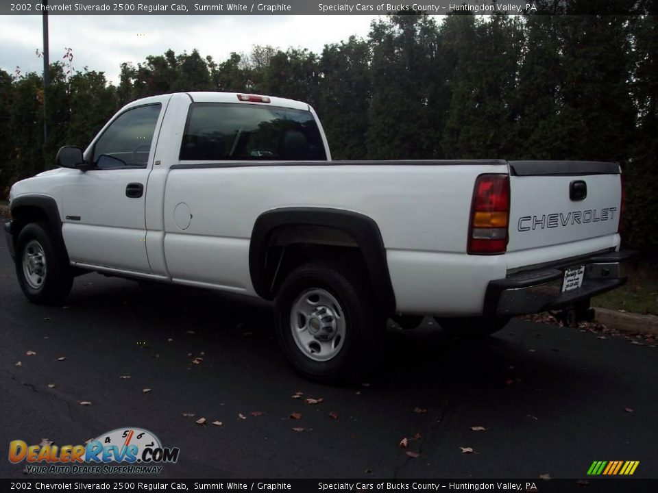2002 Chevrolet Silverado 2500 Regular Cab Summit White / Graphite Photo #6