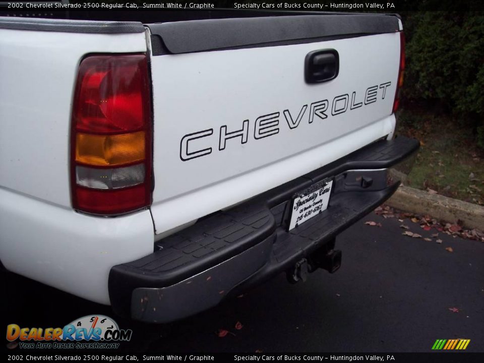 2002 Chevrolet Silverado 2500 Regular Cab Summit White / Graphite Photo #7