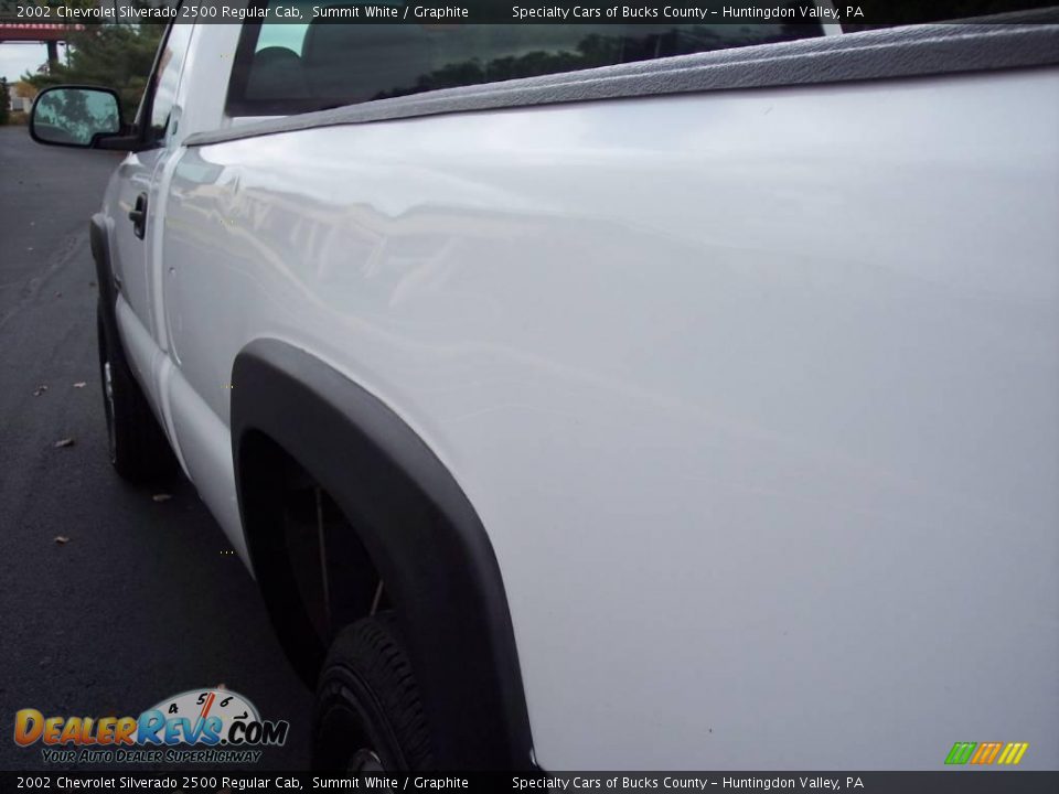 2002 Chevrolet Silverado 2500 Regular Cab Summit White / Graphite Photo #8