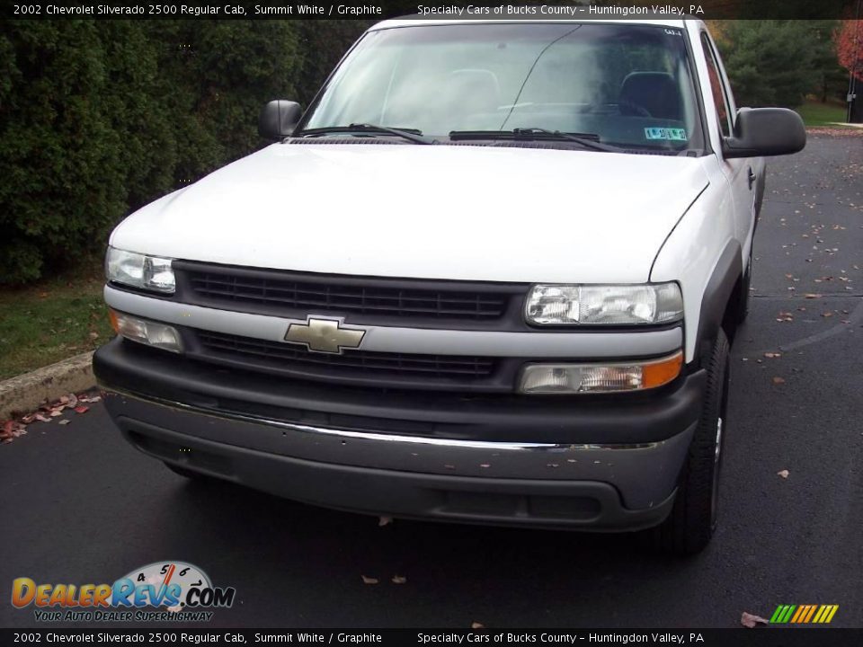 2002 Chevrolet Silverado 2500 Regular Cab Summit White / Graphite Photo #9