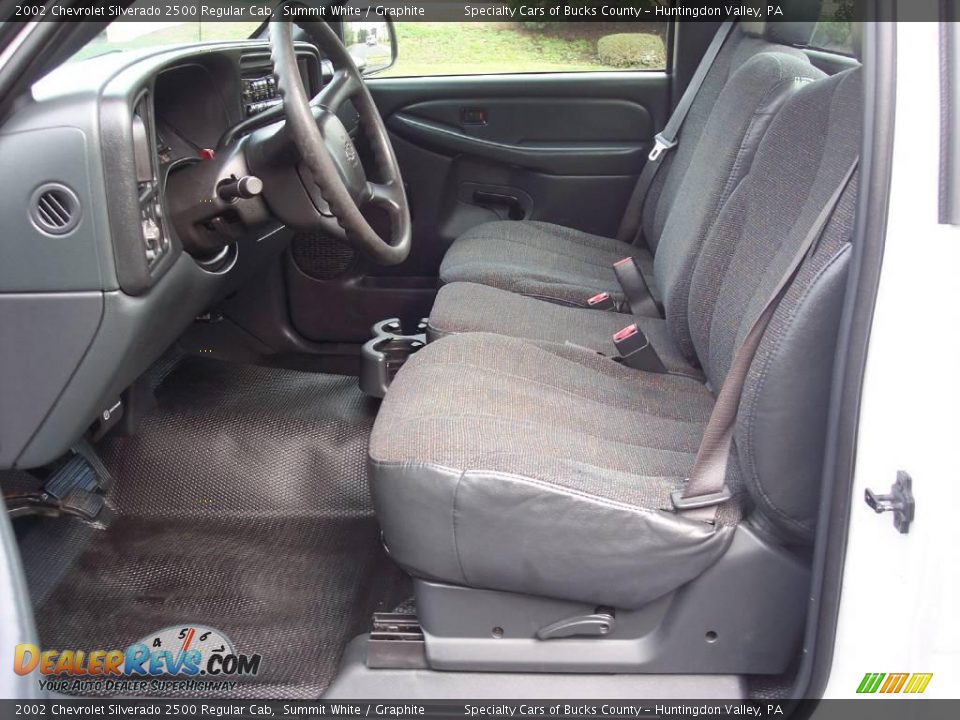 2002 Chevrolet Silverado 2500 Regular Cab Summit White / Graphite Photo #19