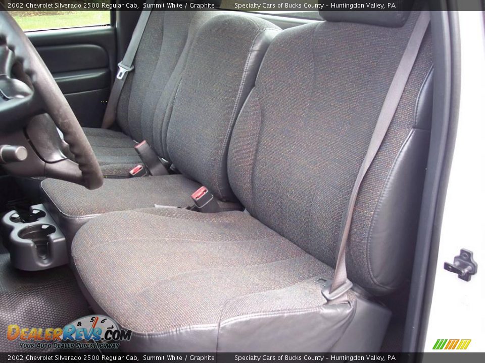 2002 Chevrolet Silverado 2500 Regular Cab Summit White / Graphite Photo #21