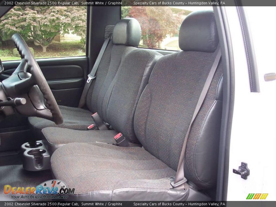 2002 Chevrolet Silverado 2500 Regular Cab Summit White / Graphite Photo #22
