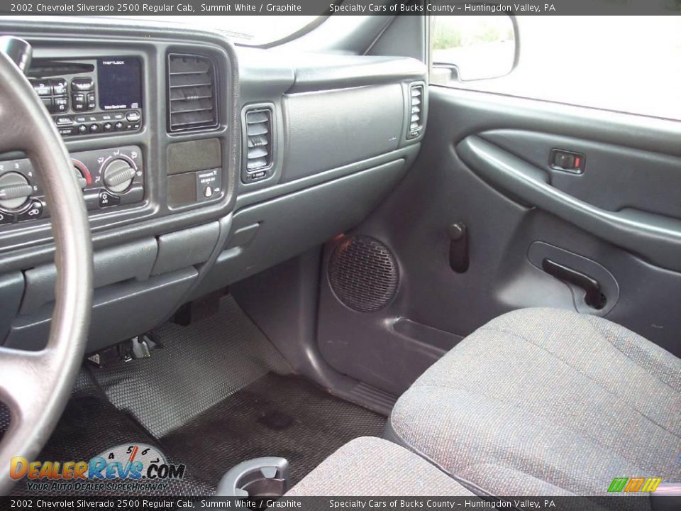 2002 Chevrolet Silverado 2500 Regular Cab Summit White / Graphite Photo #24