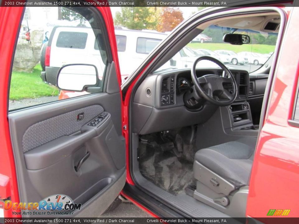 2003 Chevrolet Avalanche 1500 Z71 4x4 Victory Red / Dark Charcoal Photo #18