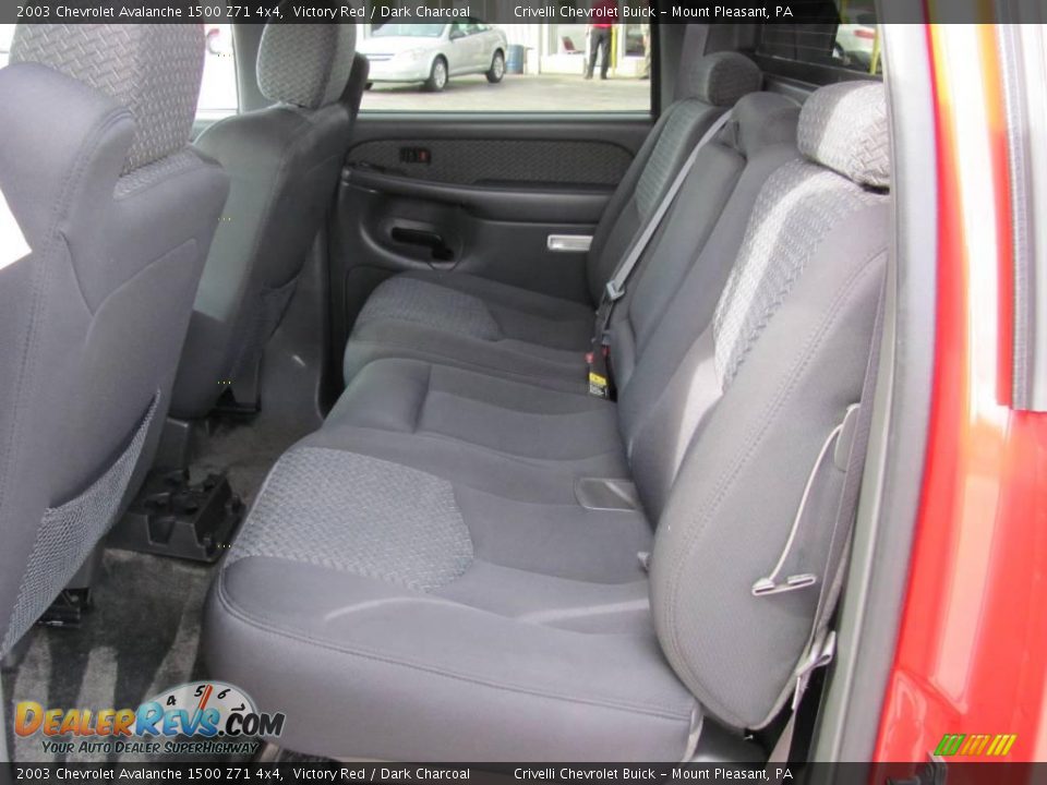 2003 Chevrolet Avalanche 1500 Z71 4x4 Victory Red / Dark Charcoal Photo #27
