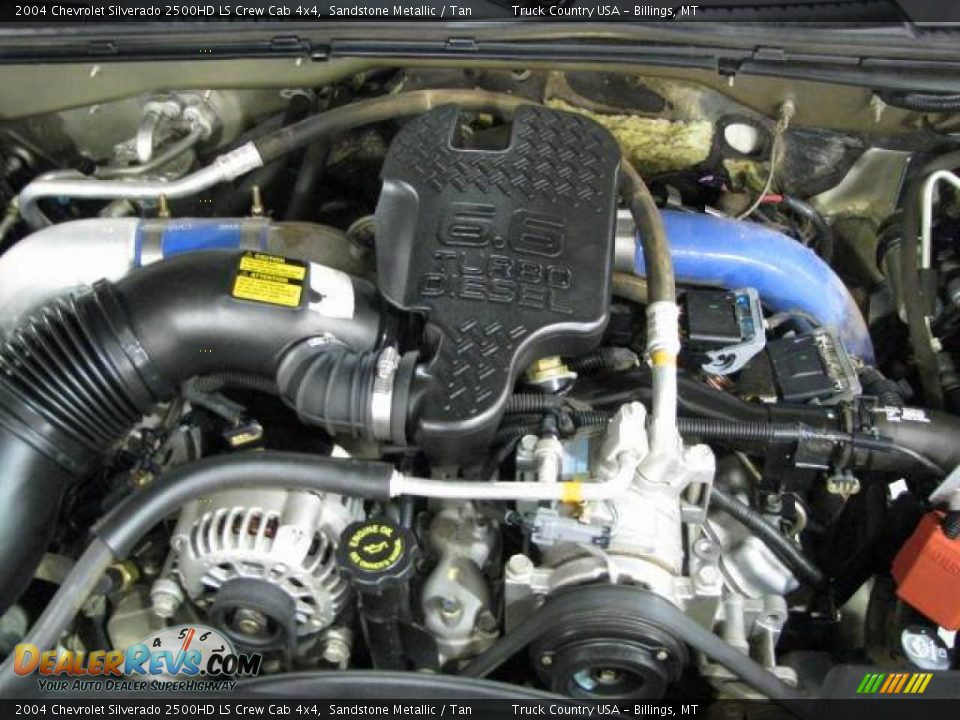 2004 Chevrolet Silverado 2500HD LS Crew Cab 4x4 Sandstone Metallic / Tan Photo #13