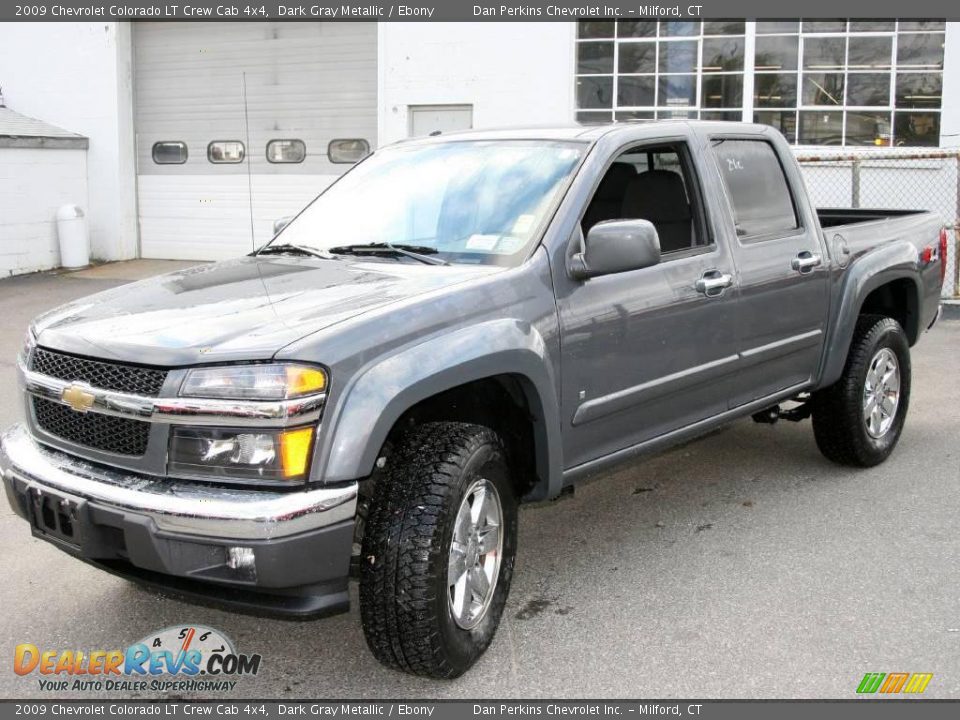 2009 Chevrolet Colorado LT Crew Cab 4x4 Dark Gray Metallic / Ebony Photo #1