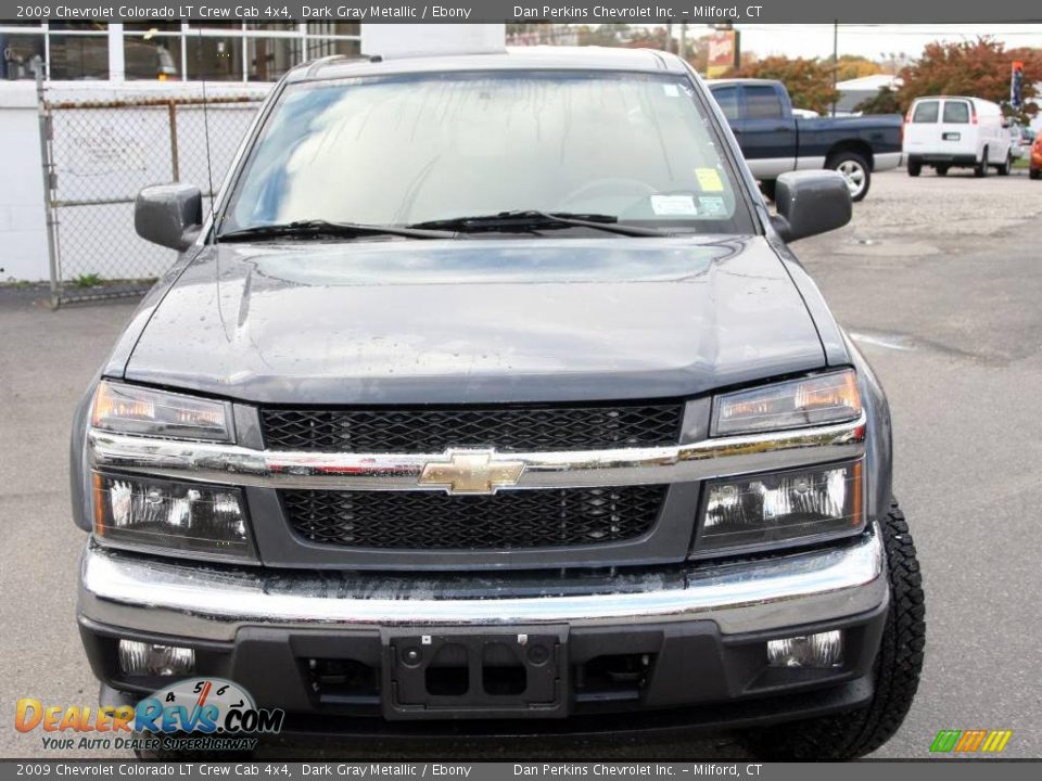 2009 Chevrolet Colorado LT Crew Cab 4x4 Dark Gray Metallic / Ebony Photo #2