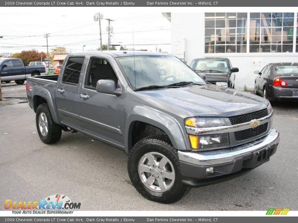 2009 Chevrolet Colorado LT Crew Cab 4x4 Dark Gray Metallic / Ebony Photo #3