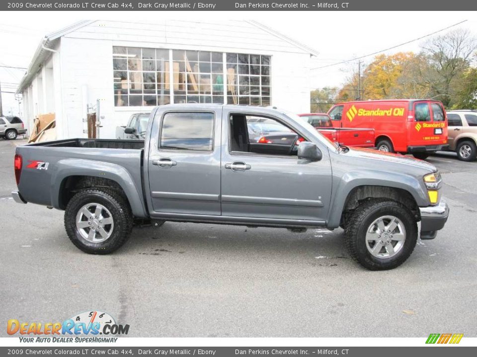 2009 Chevrolet Colorado LT Crew Cab 4x4 Dark Gray Metallic / Ebony Photo #4