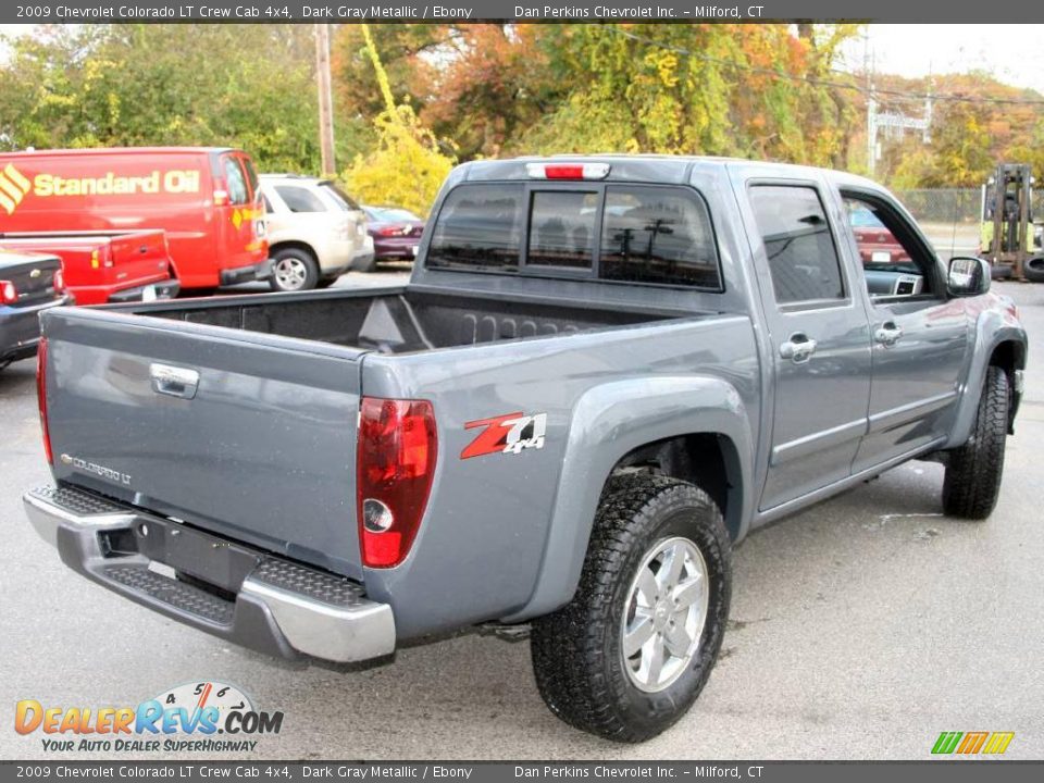 2009 Chevrolet Colorado LT Crew Cab 4x4 Dark Gray Metallic / Ebony Photo #5