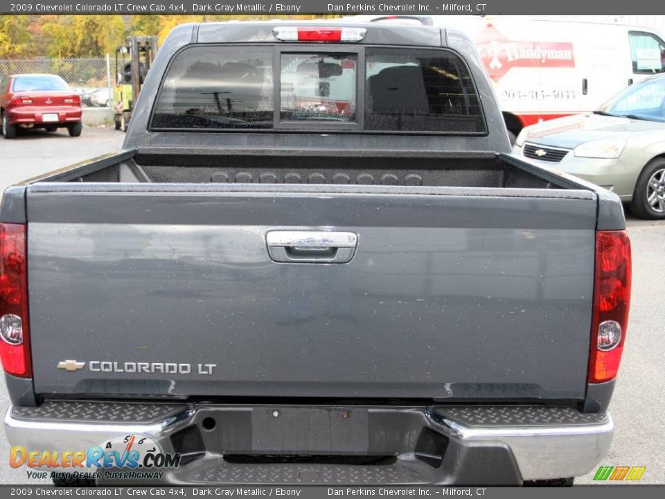 2009 Chevrolet Colorado LT Crew Cab 4x4 Dark Gray Metallic / Ebony Photo #7