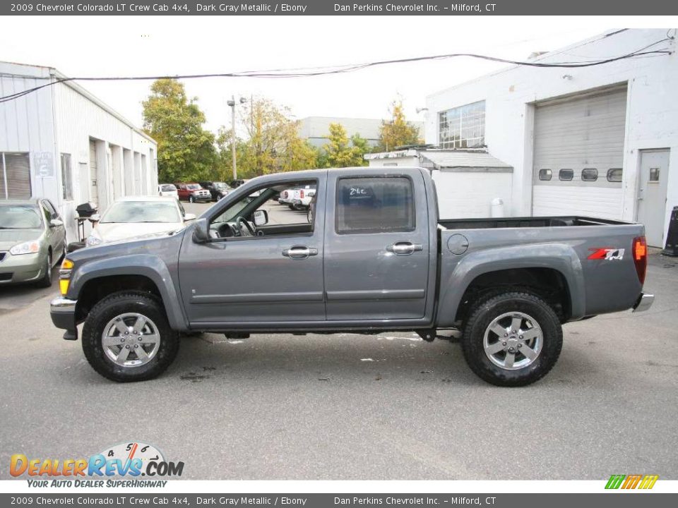 2009 Chevrolet Colorado LT Crew Cab 4x4 Dark Gray Metallic / Ebony Photo #8