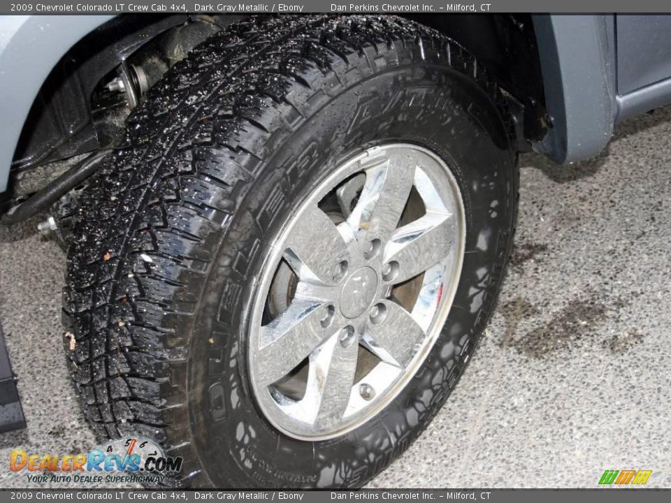2009 Chevrolet Colorado LT Crew Cab 4x4 Dark Gray Metallic / Ebony Photo #9