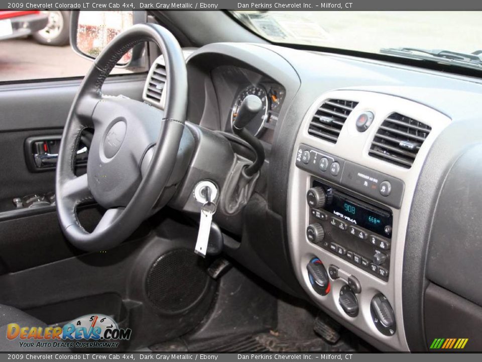2009 Chevrolet Colorado LT Crew Cab 4x4 Dark Gray Metallic / Ebony Photo #10
